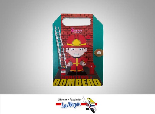 [9789807462556] CARLITOS EL BOMBERO PEGATINAS/COLOREAR  TEMATICA INFANTIL   EDITORIAL KAROLING CHANTILLY
