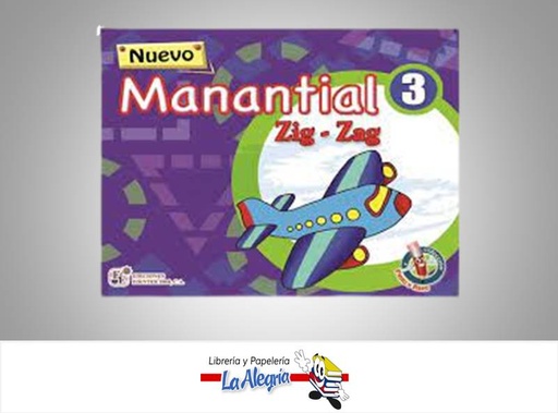 [9789807695145] NUEVO MANANTIAL 3 ZIG ZAG  TEMATICA PREESCOLAR AUTOR EDICIONES EDINTER 2004 EDITORIAL EDICIONES EDINTER 2004