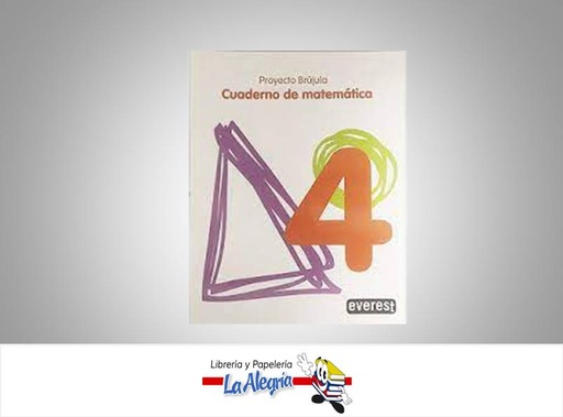 [9789807695480] CUADERNO MATEMATICA PROYECTO BRUJULA 4  TEMATICA MATEMATICAS AUTOR EDINTER EDITORIAL PEDRO JUZGADO