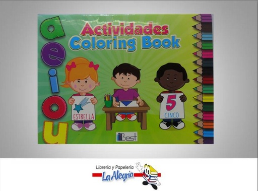 [9789807821032] ACTIVIDADES COLORING BOOK TEMATICA INFANTIL   EDITORIAL BEST