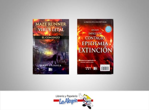 [9789876125659] MAZE RUNNER VIRUS LETAL EL COMIENZO  TEMATICA NOVELAS AUTOR DASHNE,R JAMES EDITORIAL V&R EDITORAS
