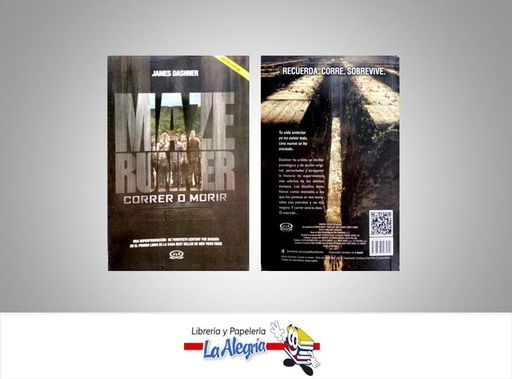 [9789876127912] MAZE RUNNER CORRER O MORIR  TEMATICA NOVELAS AUTOR DASHNER, JAMES EDITORIAL V&R EDITORAS