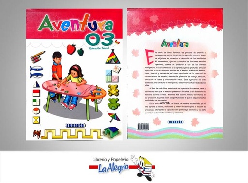 [9789945120424] AVENTURA 3 EDUCACION INICIAL  TEMATICA EDUCACION AUTOR SUSAETA EDITORIAL EDITORIAL SUSAETA