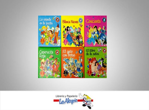 [9789962555056] COLECCION EL TESORO INFANTIL II PUZLES  TEMATICA CUENTOS AUTOR EDICIONES SICOBEN EDITORIAL EDICIONES SICOBEN