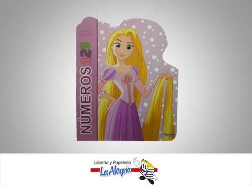 [9789962822707] LIBRO PRINCESA TROQUELADO NUMEROS  TEMATICA CUENTO   EDITORIAL SICOBEN