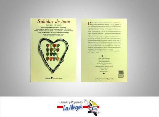 [9789972402517] SUBIDOS DE TONO  TEMATICA ANTOLOGIA AUTOR AUTORES LATINOAMERICANOS EDITORIAL COEDICION