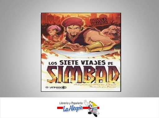 [9789974697669] LOS SIETE VIAJES DE SIMBAND TEMATICA NOVELA GRAFICA AUTOR MITOLOGIA ARABE EDITORIAL LATINBOOKS