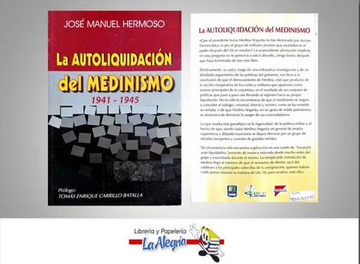 [9802122475] LA AUTOLIQUIDACION DEL MEDINISMO 1941-19  TEMATICA HISTORIA AUTOR HERMOSO, JOSE  