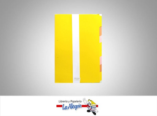 [98021376] SEPARADOR CARTULINA CARTA 8 MAT COLOR    
