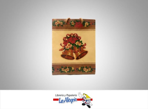 [A64046] BOLSA DE REGALO 14X11 D/NAVIDAD MARCA S/M   