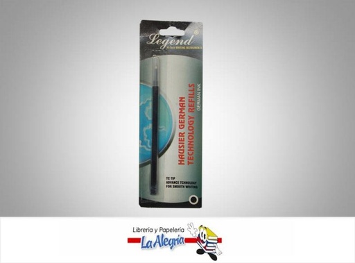 [AA009] REPUESTO GENERICO BOLIGRAFO NEGRO MARCA LEGENT   