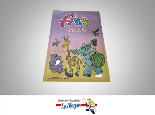 [ABC02] CARTILLA ABC ANIMALES AUTOR MICHELIBRO MARCA MICHELIBROS