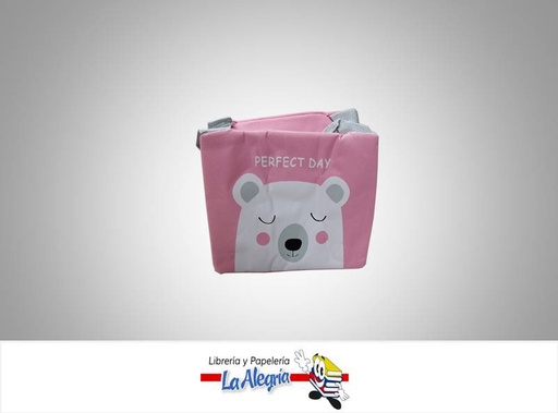 [ACATA017] VIANDA TERMICA LONA AISLADA 20X16CM OSO    