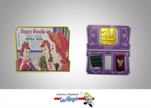 [AGUJAHAPPY1] SET DE AGUJAS HAPPY NEEDLE MARCA S/M   