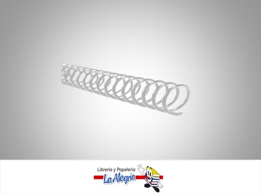 [ANC22TR] ESPIRAL CONTINUO 22 MM TRANSPARENTE MARCA S/M   