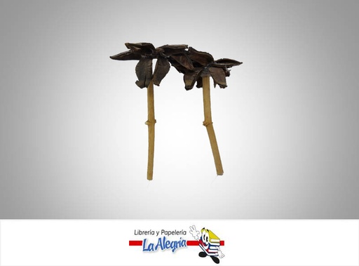 [ARBOL0010] PALMERA NATURAL P/MAQUETA 8CM UND MARCA DISEÑOS EN BLANCO   