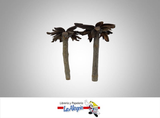 [ARBOL0020] PALMERA NATURAL PARA MAQUETA 10CM UND MARCA DISEÑOS EN BLANCO