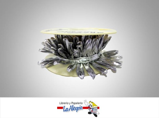 [ARGENTO] CINTA ARGENTO 40MM PLATEADO XMETRO MARCA BOLIS   