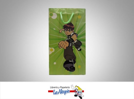 [B101047] BOLSA DE REGALO 25X14 NINO MARCA S/M   