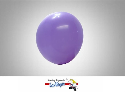 [BALLOON036] GLOBO R12 ESTANDAR LILA UND MARCA SM   