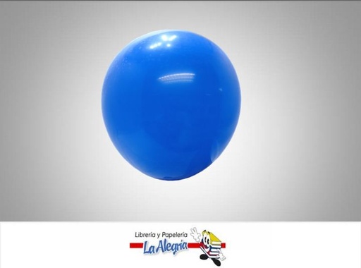 [BALLOON038] GLOBO R12 ESTANDAR AZUL INTENSO UND MARCA SM   