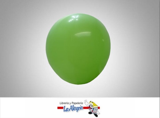 [BALLOON049] GLOBO R12 ESTANDAR VERDE CLARO UND MARCA SM   