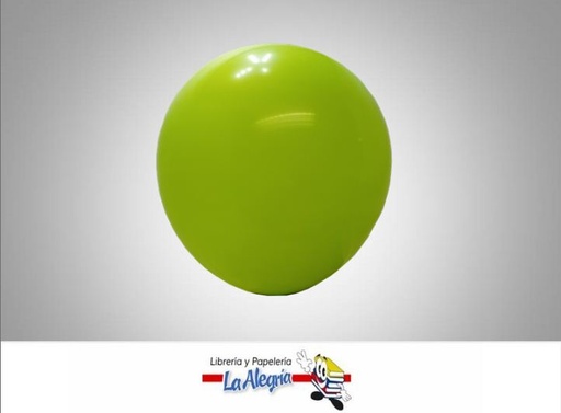 [BALLOON050] GLOBO R12 ESTANDAR VERDE MANZANA UND MARCA SM   