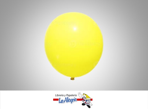[BALLOONM037] GLOBO R12 METALIZADO AMARILLO UND MARCA SM   