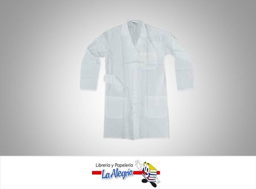 [BATM016] BATA DE LABORATORIO TALLA M BLANCA UND MARCA AGUAMIEL