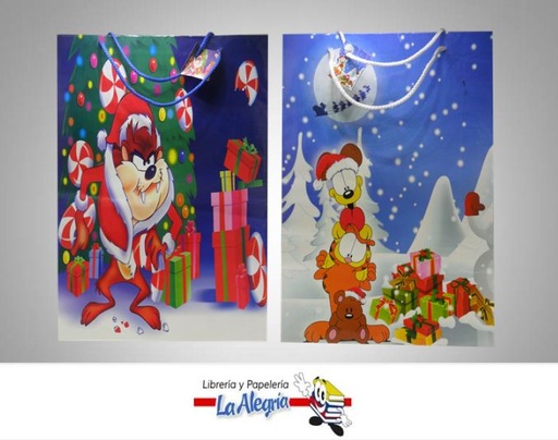 [BJPN] BOLSA DE REGALO 44.5X31.5 D/NAVIDAD MARCA REYNO   