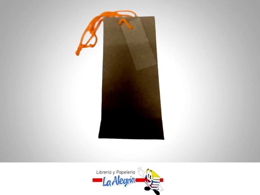 [BKN28] BOLSA DE REGALO KRAFT 7,5 X 16 CM UN MARCA CROMO DISEÑOS   