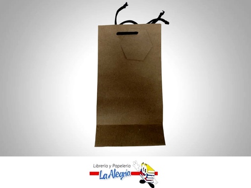 [BKN46] BOLSA DE REGALO KRAFT 14 X 25 CM UND MARCA CROMO DISEÑOS   