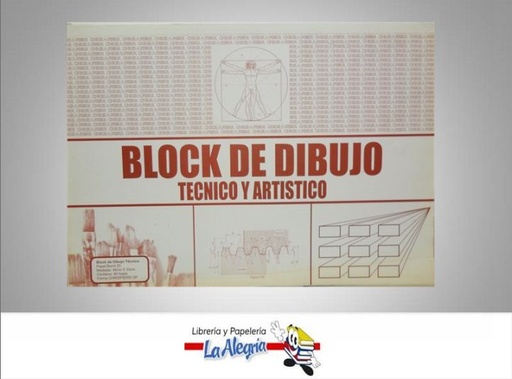 [BLO46X33] BLOCK BOND D/DIBUJO 46X33CM 40H MARCA CHRISPIERR   