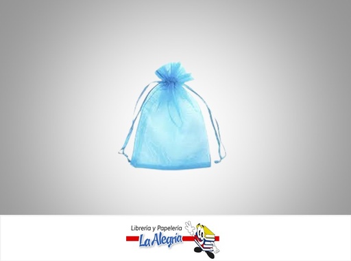 [BOC10] BOLSA DE REGALO ORGANZA18X12,5 CM AZUL MARCA POINTER   