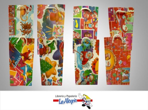[BOLSA31] BOLSA DE REGALO 18X9,3 D/NAVIDAD MARCA S/M   