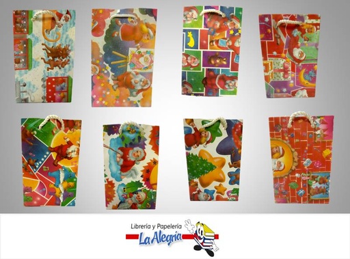 [BOLSA32] BOLSA DE REGALO 15,1X9,3 D/NAVIDAD MARCA S/M   