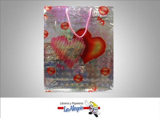 [BOLSLARG] BOLSA DE REGALO 32X26 AMOR MARCA S/M   
