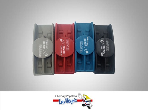 [BORRA1] BORRADOR DE PIZARRA MAGNETICO COLOR UND MARCA OK   