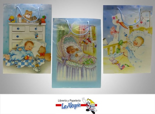 [BRGB] BOLSA DE REGALO 38X27 BEBE MARCA S/M   