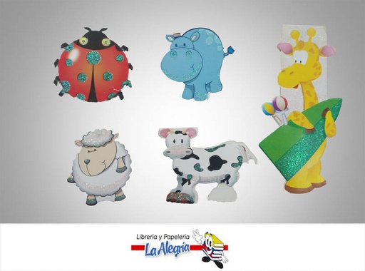 [C06] TARJETA DE REGALO PEQUENA ANIMALES UND MARCA S/M   