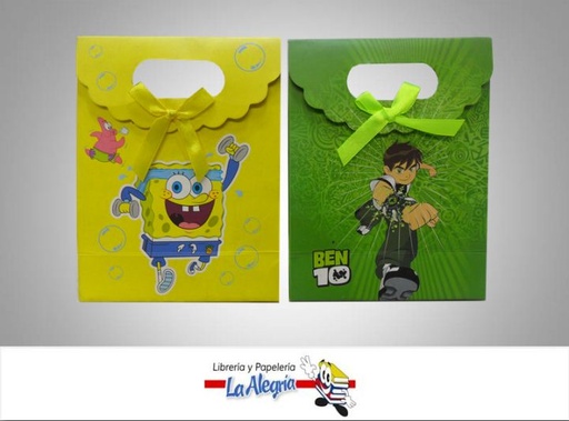 [C117] BOLSA DE REGALO 16,5X12 INFANTIL MARCA S/M   