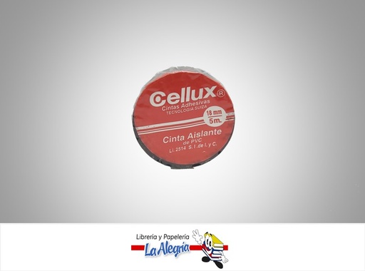 [C81002] TEIPE NEGRO 3/4'' X 5M MARCA CELLUX   