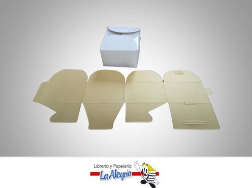 [CAJA29] CAJA DE REGALO ARMABLE 6X6X4CM PEQUEÑA MARCA MURANO   