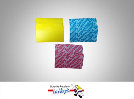 [CAJA32] SOBRE DE REGALO 6X5 CM VARIADO UND MARCA S/M   
