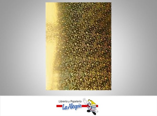 [CARHOLO01] CARTULINA DOBLE FAZ HOLOGRAFICA 50X70CM DORADO 230GR MARCA S/M