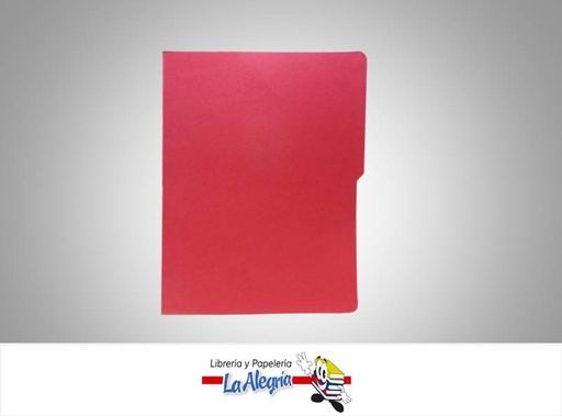 [CARMAN003] CARPETA MANILA CARTA ROJO UND MARCA S/M