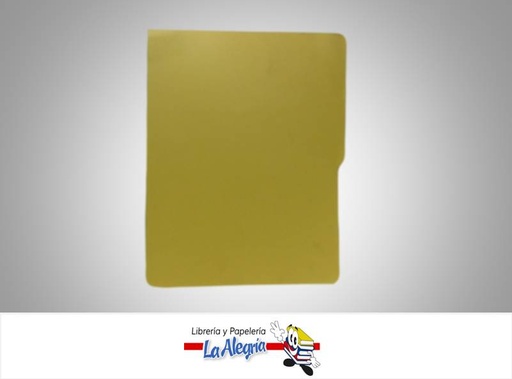 [CARMAN007] CARPETA MANILA CARTA AMARILLO UND    