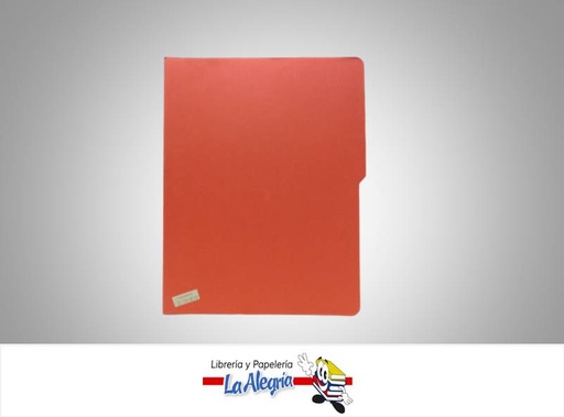 [CARMAN026] CARPETA MANILA CARTA ROJO LADRILLO UND    