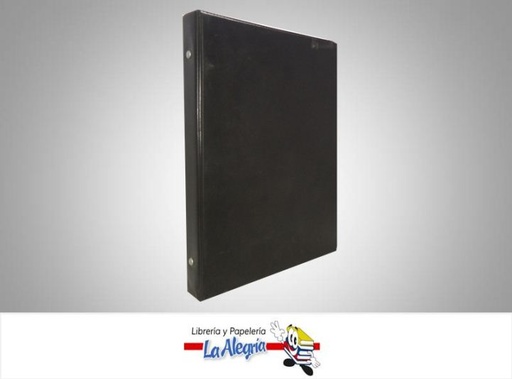 [CARP3A14] CARPETA 3 AROS 2'' CARTA NEGRO MARCA NORMA   
