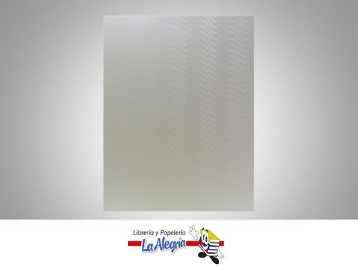 [CART26] CARTULINA NACARADA ONDA CARTA UND MARCA S/M   
